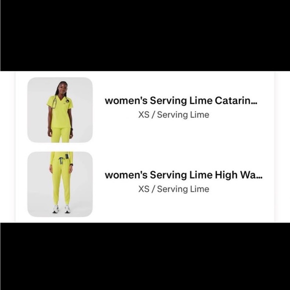 Figs Scrub Set XS - Picture 2 of 2